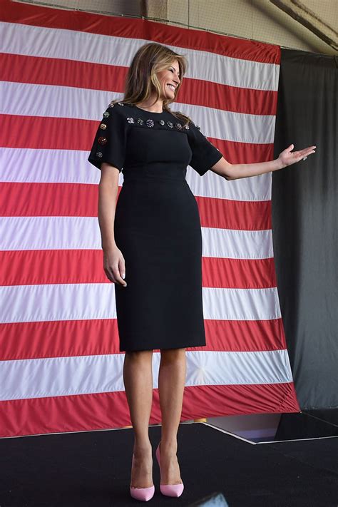 melania trump dolce gabbana|Melania Trump Wears Dolce & Gabbana on the Final Day of .